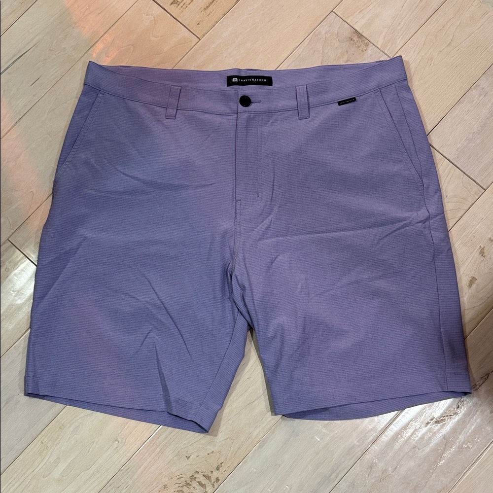 travis Matthews Men's Lavender shorts size 40